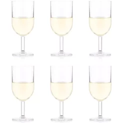 BODUM Weissweinglas Oktett 270 Ml, 6 Stück, Transparent - Weingläser