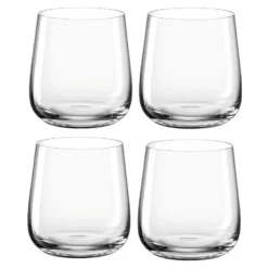 Leonardo Whiskyglas Brunelli 400 Ml, 4 Stück, Transparent - Whiskygläser