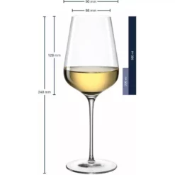 Leonardo Weissweinglas Brunelli 580 Ml, 6 Stück, Transparent - Weingläser -Gläser Verkaufsgeschäft 1189223 3 5