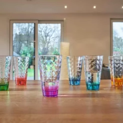 Leonardo Trinkglas Optic 300 Ml, 6 Stück, Grün - Trinkgläser -Gläser Verkaufsgeschäft 1204305 3 5