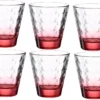 Leonardo Trinkglas Optic 215 Ml, 6 Stück, Rot - Trinkgläser