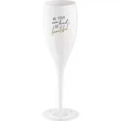 Koziol Sektglas Superglas Be Your Own 100 Ml, 1 Stück, Weiss - Sektgläser
