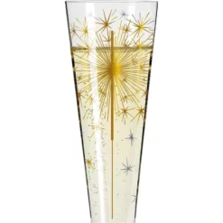 Ritzenhoff Champagnerglas Goldnacht No. 5 - Petra Mohr 205 Ml - Sektgläser -Gläser Verkaufsgeschäft 1240279 3 5