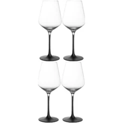 Villeroy & Boch Weissweinglas Rock 380 Ml, 4 Stück, Transparent - Weingläser