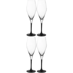 Villeroy & Boch Champagnerglas Rock 260 Ml, 4 Stück, Transparent - Sektgläser
