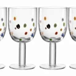 Leonardo Rotweinglas Fiori 460 Ml, 4 Stück, Transparent - Weingläser