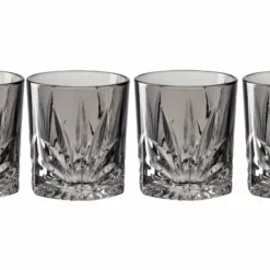 Leonardo Whiskyglas Capri 220 Ml, 4 Stück, Grau - Whiskygläser