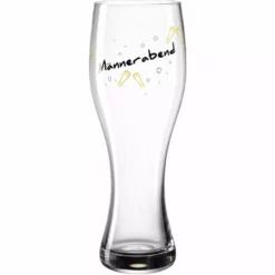 Leonardo Bierglas Presente Männerabend 760 Ml, 1 Stück, Transparent - Biergläser