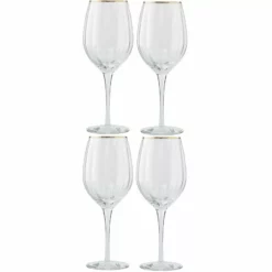 Lene Bjerre Rotweinglas Claudine 580 Ml, 4 Stück, Transparent - Weingläser