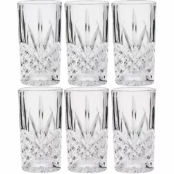 Lene Bjerre Trinkglas Claudine 340 Ml, 6 Stück, Transparent - Trinkgläser