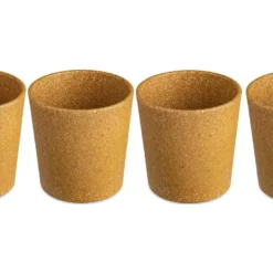 Koziol Trinkbecher Connect S 190 Ml, 4 Stück, Beige - Trinkgläser