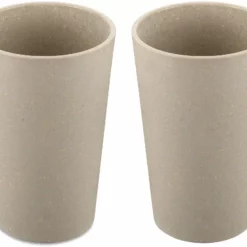 Koziol Trinkbecher Connect L 350 Ml, 2 Stück, Sand - Trinkgläser