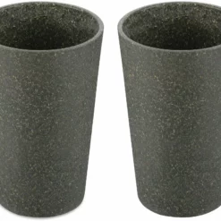 Koziol Trinkbecher Connect L 350 Ml, 2 Stück, Grau - Trinkgläser