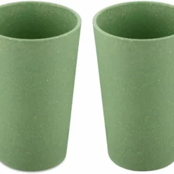 Koziol Trinkbecher Connect L 350 Ml, 2 Stück, Grün - Trinkgläser