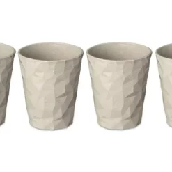 Koziol Trinkbecher Club No. 2 250 Ml, 4 Stück, Sand - Trinkgläser