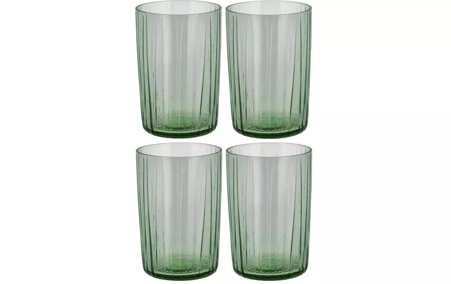 Bitz Trinkglas Kusintha 280 Ml, 4 Stück, Grün - Trinkgläser 1 Bitz Trinkglas Kusintha 280 Ml, 4 Stück, Grün - Trinkgläser