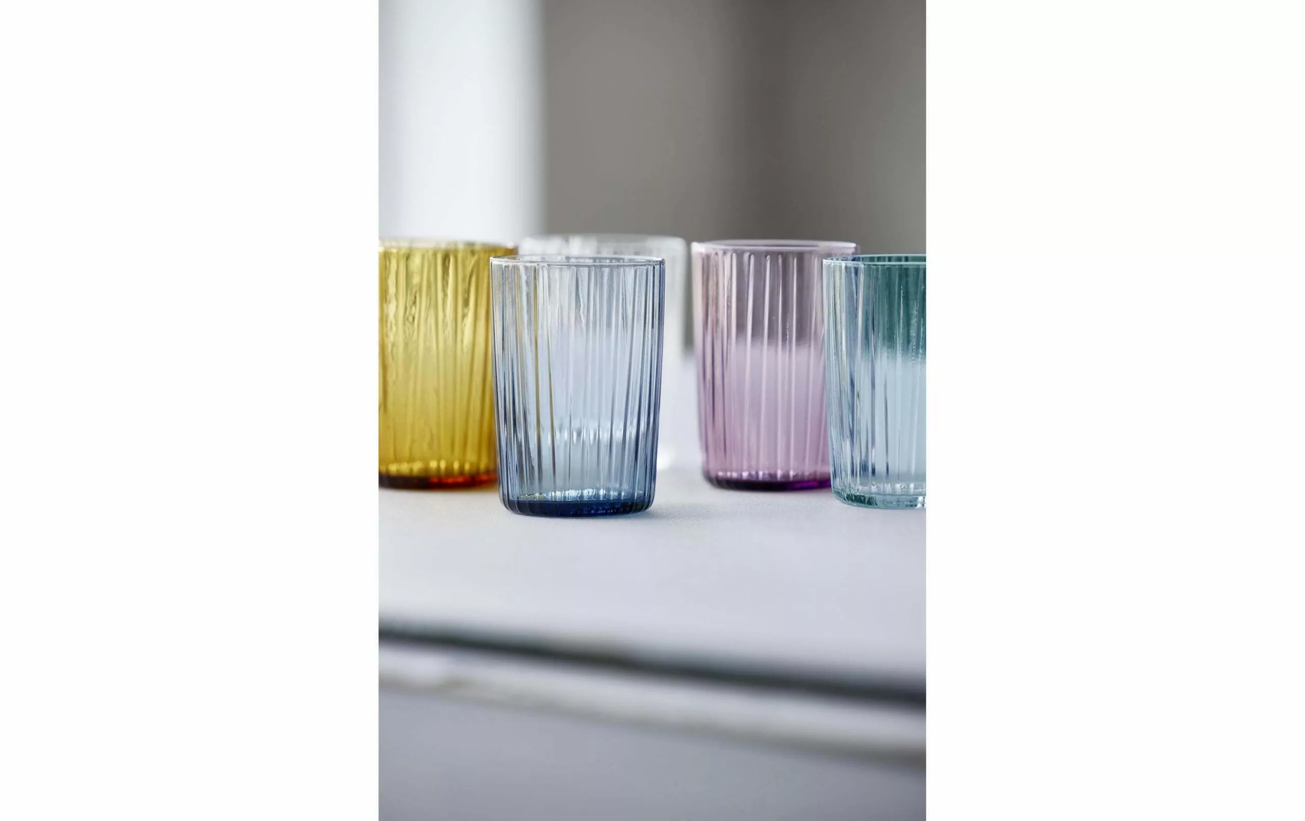 Bitz Trinkglas Kusintha 280 Ml, 4 Stück, Grün - Trinkgläser 3 Bitz Trinkglas Kusintha 280 Ml, 4 Stück, Grün - Trinkgläser – Bild 3