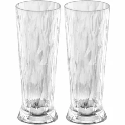 Koziol Bierglas Superglas Club No. 11, 500 Ml, 2 Stück, - Biergläser