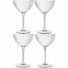 Luigi Bormioli Martiniglas Optica 220 Ml, 4 Stück, Transparent - Cocktailgläser