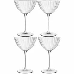 Luigi Bormioli Martiniglas Optica 220 Ml, 4 Stück, Transparent - Cocktailgläser