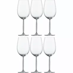 Schott Zwiesel Rotweinglas Diva 770 Ml, 6 Stück, Transparent - Weingläser