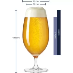 Leonardo Bierglas Cheers 330 Ml, 6 Stück, Transparent - Biergläser -Gläser Verkaufsgeschäft 429833 3 5