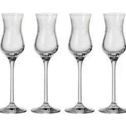 Leonardo Grappaglas Chateau 90 Ml, 6 Stück, Transparent - Schnaps- & Likör Gläser