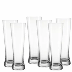 Leonardo Bierglas Bionda Bar 500 Ml, 6 Stück, Transparent - Biergläser