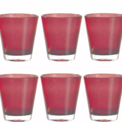 Leonardo Trinkglas Burano Viola 330 Ml, 6 Stück, Bordeaux - Trinkgläser