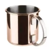 Paderno Cocktailbecher Moscow Mule Glatt, 500 Ml, 1 Stück, Kupfer - Cocktailgläser