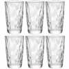 Bormioli Rocco Longdrinkglas Diamond 470 Ml, 6 Stück, Transparent - Cocktailgläser
