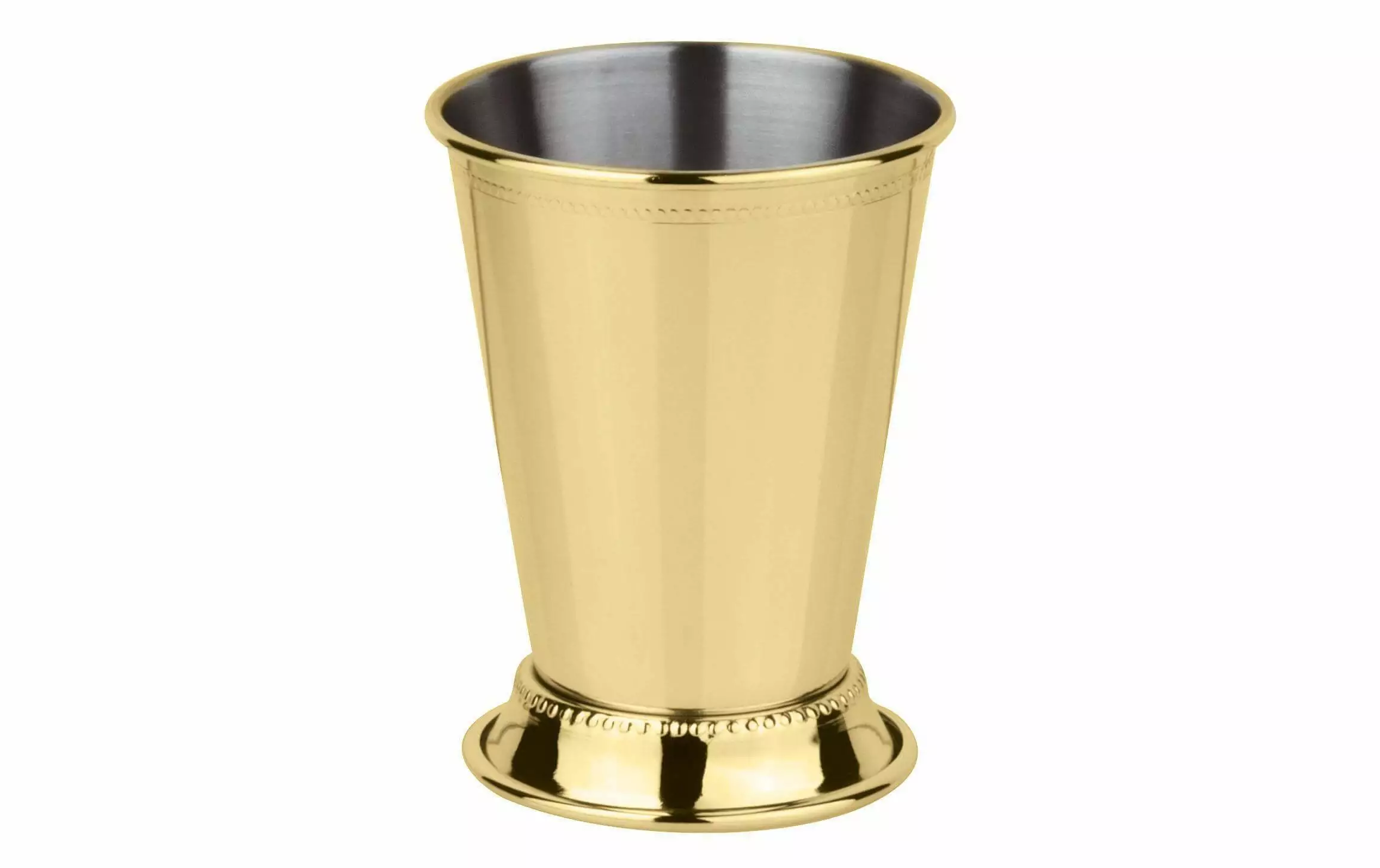 Paderno Cocktailbecher Mint Julep 380 Ml, 1 Stück, Gold - Cocktailgläser 1 Paderno Cocktailbecher Mint Julep 380 Ml, 1 Stück, Gold - Cocktailgläser